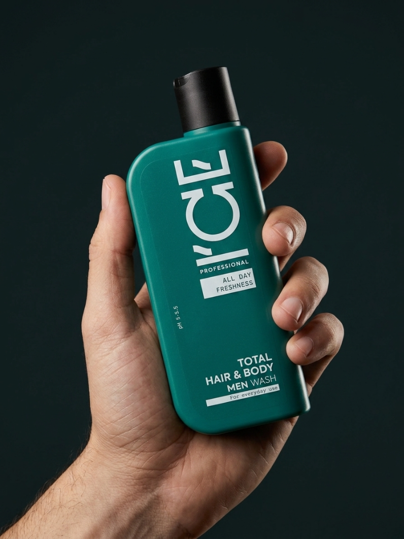 Total Hair & Body Men Wash. For everyday use