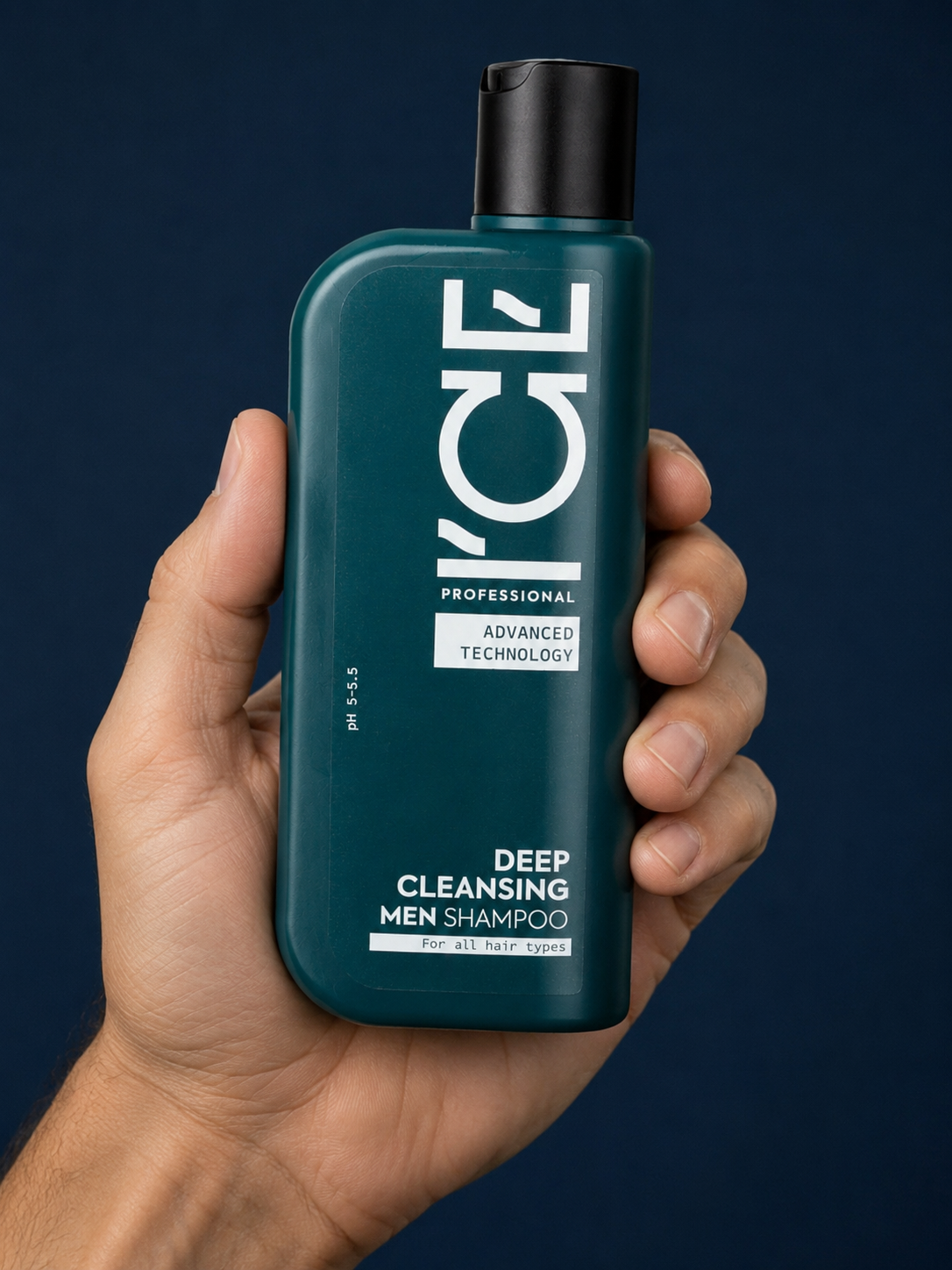 Deep Cleansing Men Shampoo. For all hair types