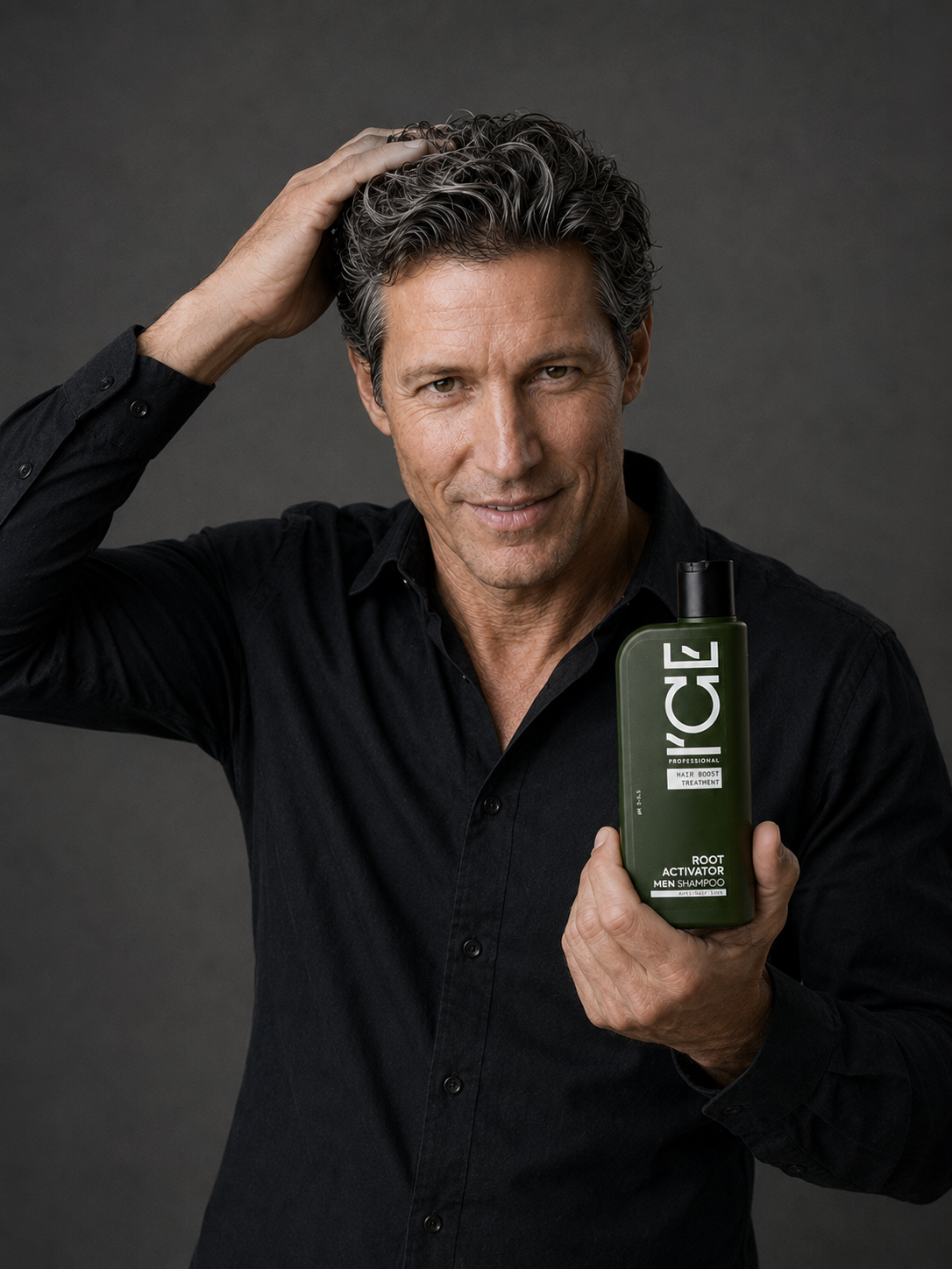 Root Activator Men Shampoo. Anti-hair loss