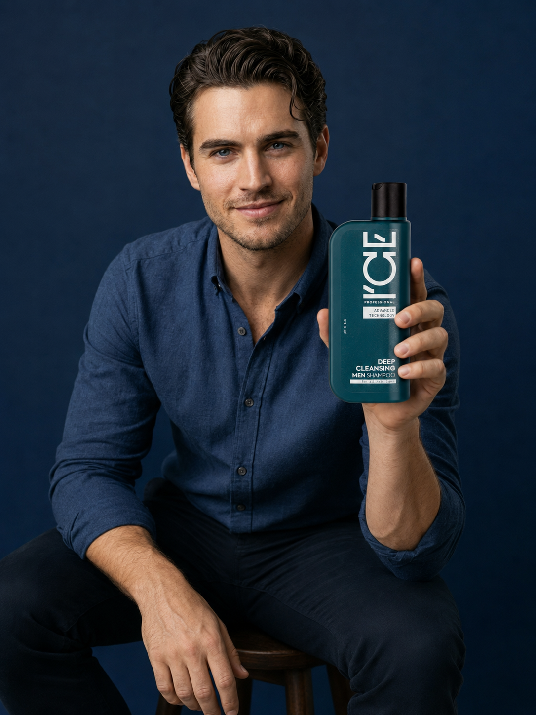 Deep Cleansing Men Shampoo. For all hair types
