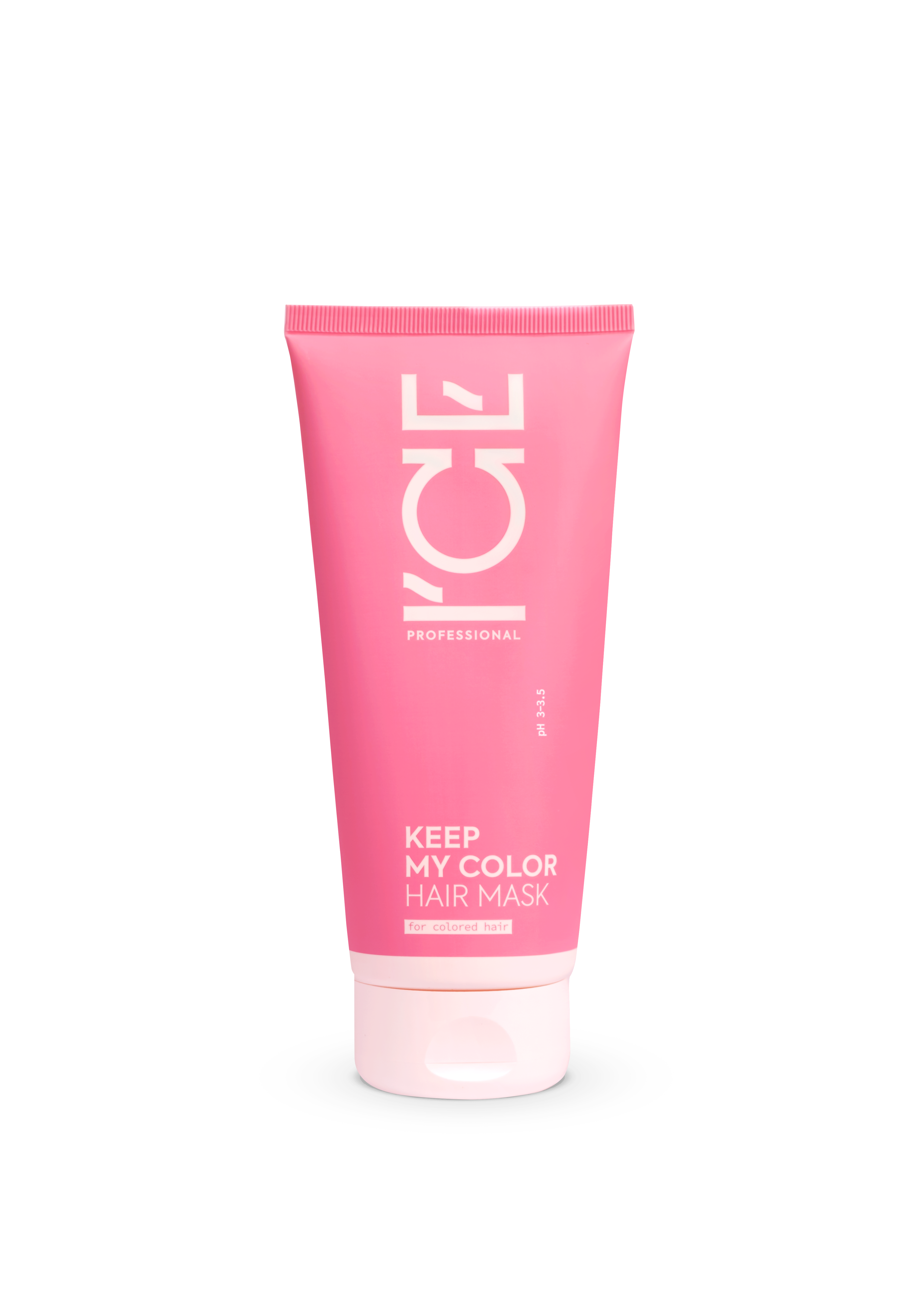 ICE Hair mask for dyed hair in a pink tube