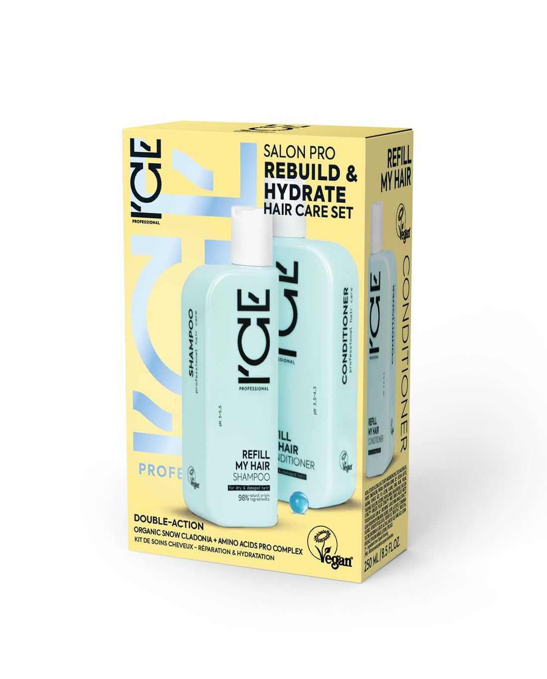 Salon Pro Rebuild and Hydrate Hair Care Set